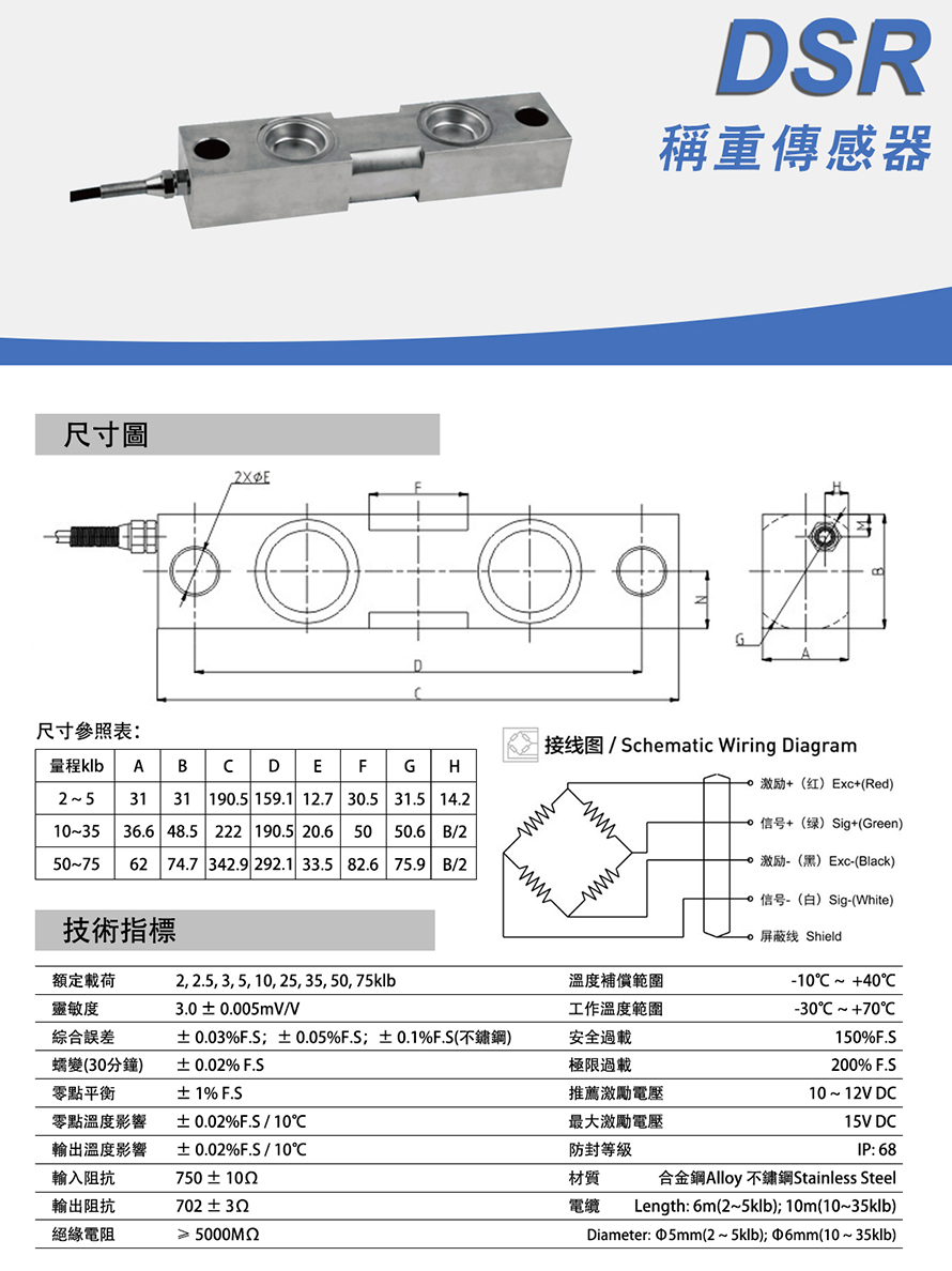 DSR稱重傳感器