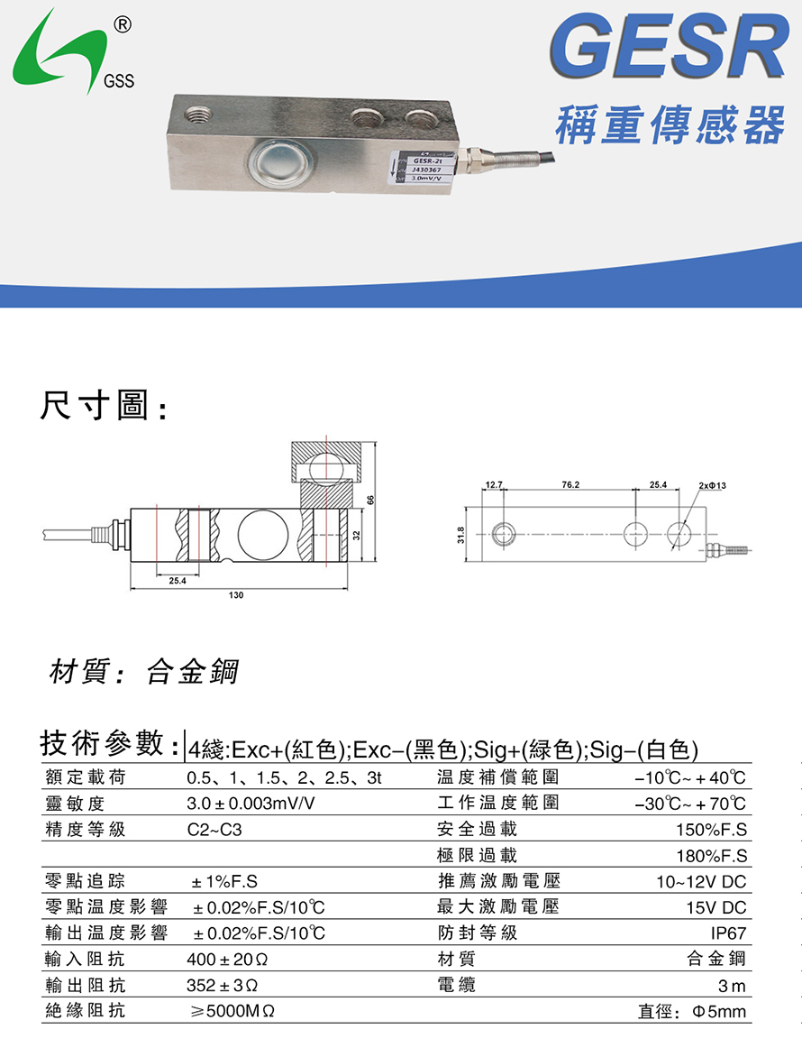 GESR稱重傳感器