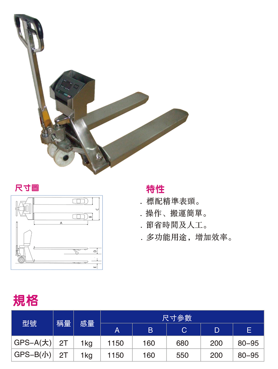 不鏽鋼叉車秤